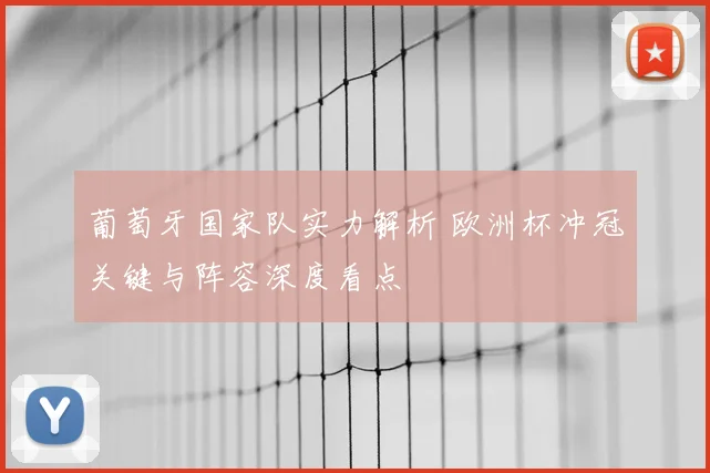 葡萄牙国家队实力解析 欧洲杯冲冠关键与阵容深度看点