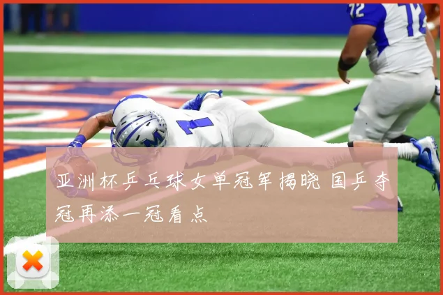 亚洲杯乒乓球女单冠军揭晓 国乒夺冠再添一冠看点