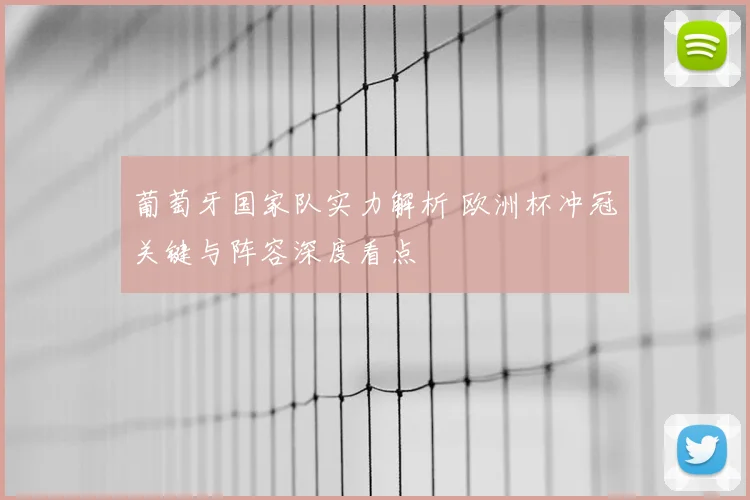 葡萄牙国家队实力解析 欧洲杯冲冠关键与阵容深度看点